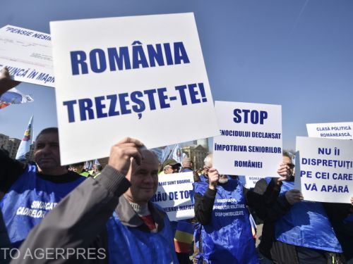 Sindicaliștii BNS și polițiștii, protest față de noile măsuri fiscale anunțate de Guvern