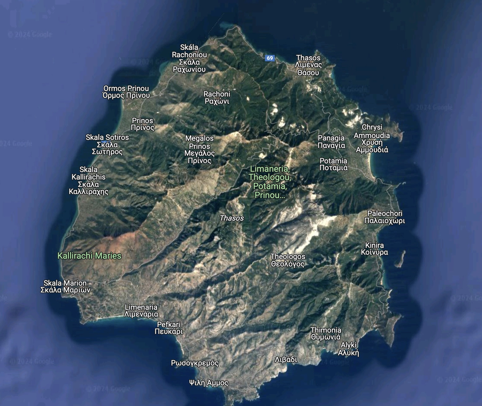 Incendii devastatoare pe insula Thassos din Grecia, amplificate de furtuni cu fulgere