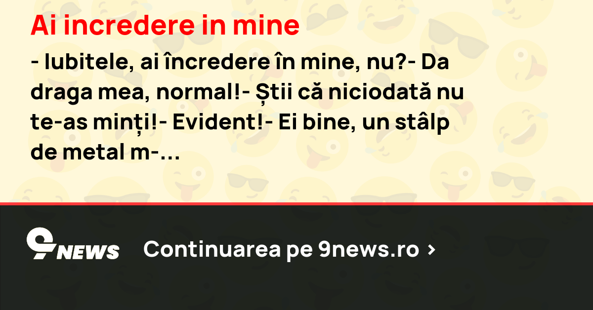 Ai incredere in mine