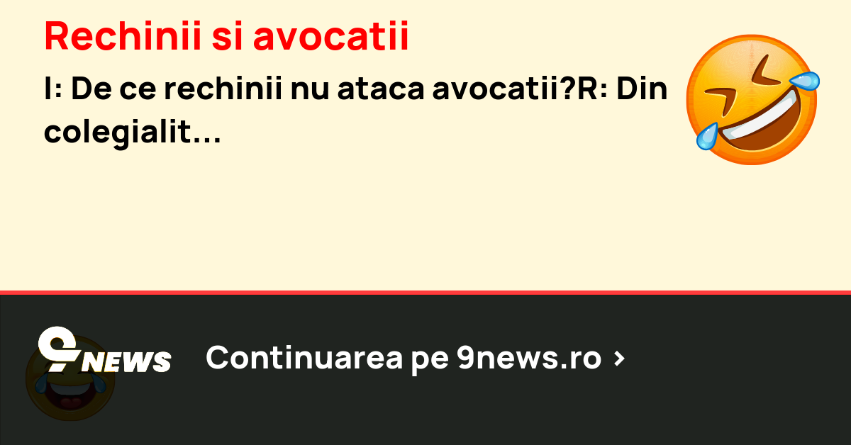 Rechinii si avocatii