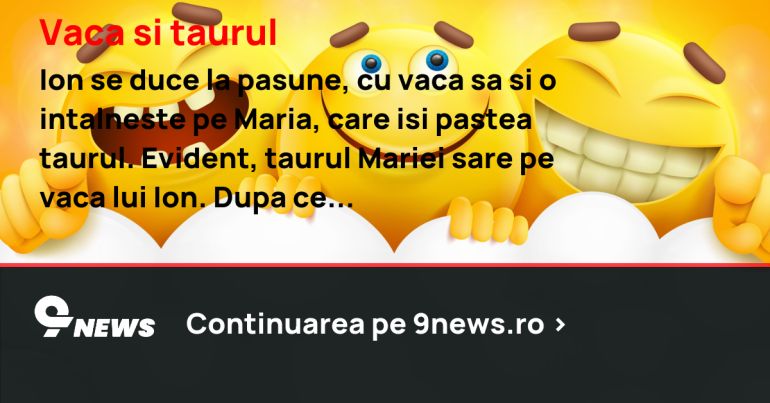 Vaca si taurul