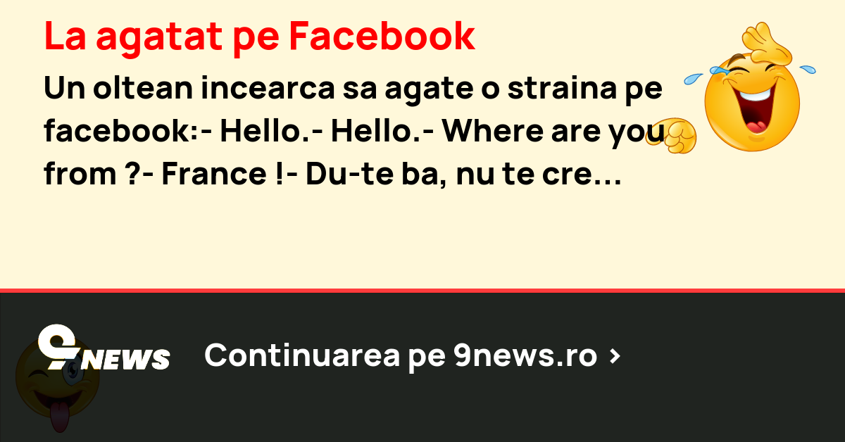 La agatat pe Facebook