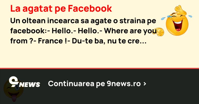 La agatat pe Facebook