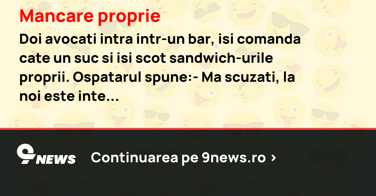 Mancare proprie