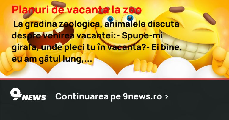 Planuri de vacanta la zoo