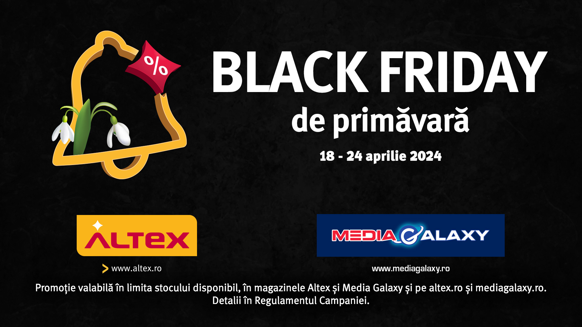 Altex dă startul campaniei Black Friday de primavara