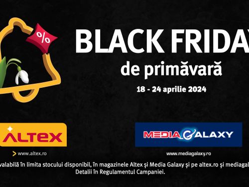 Altex dă startul campaniei Black Friday de primavara