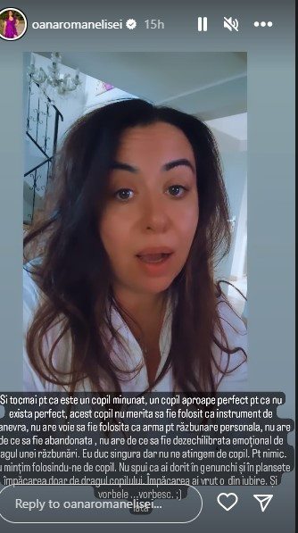 Oana Roman, acuzații dure la adresa lui Marius Elisei după ce a confirmat că are o nouă iubită: „Ai dorit în genunchi și în plânsete împăcarea”