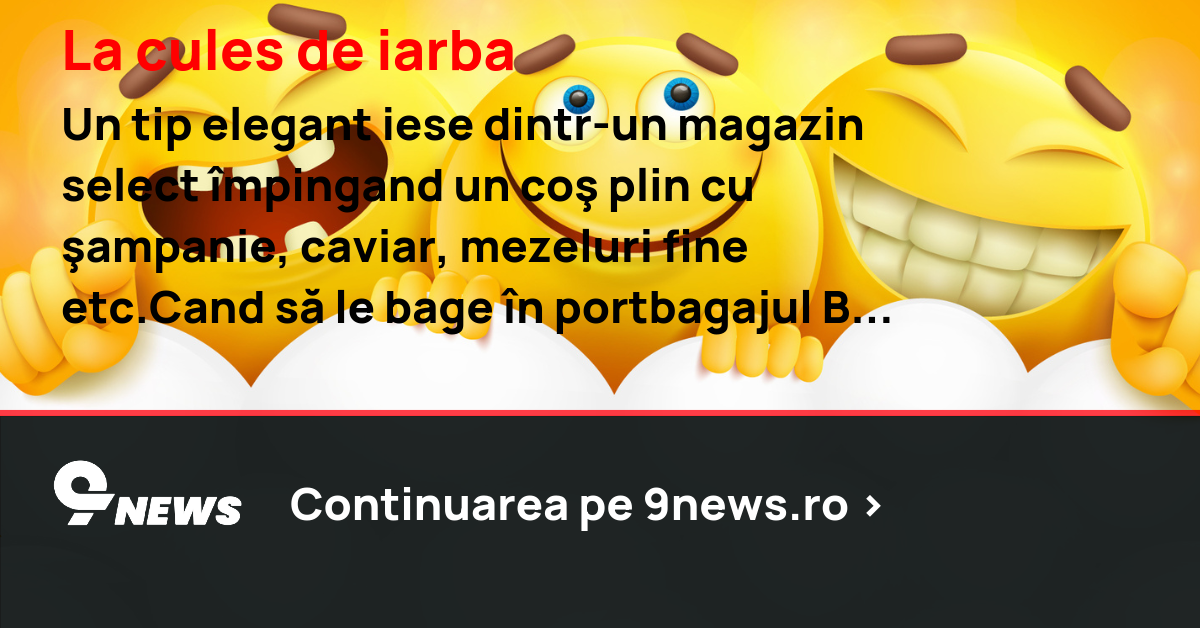 La cules de iarba