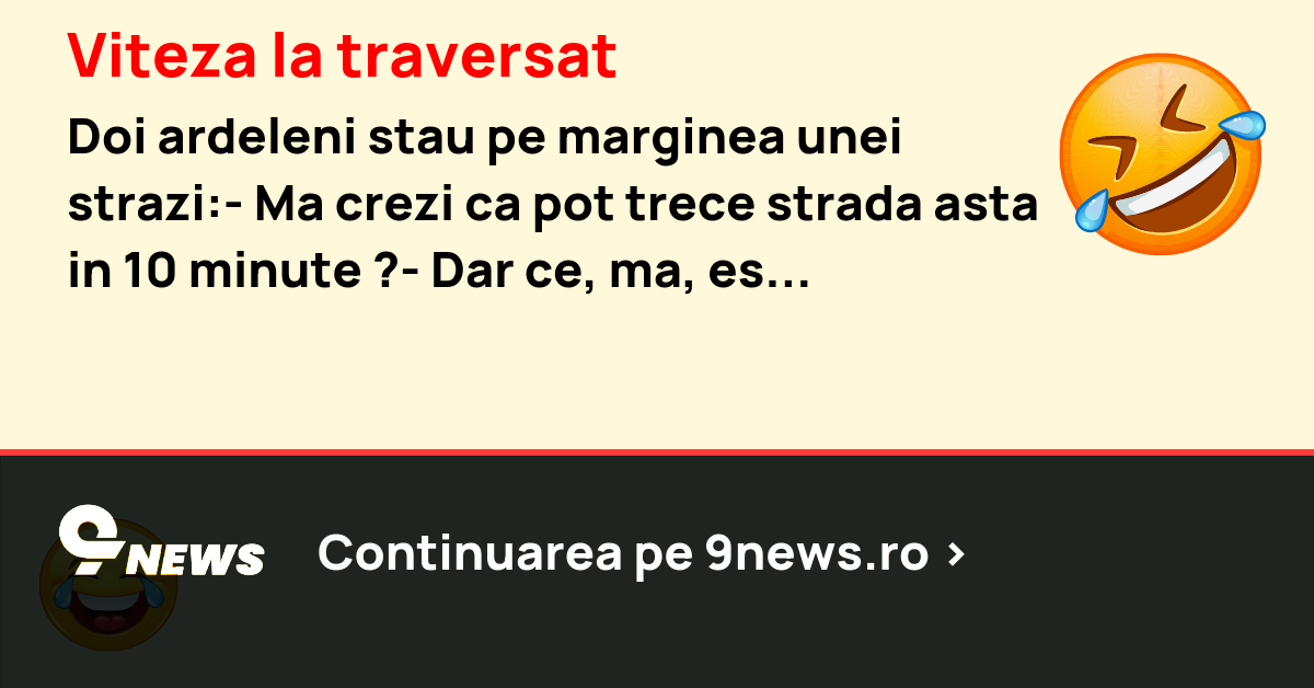 Viteza la traversat