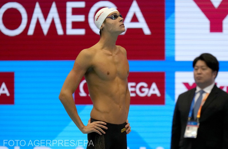 Prima reacție a lui David Popovici după ce a terminat pe locul 6 la finalul probei de 100 m liber la CM de la Fukuoka: „Trebuie să mă antrenez mai mult”