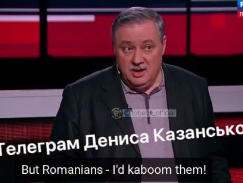 Rusia, amenințare directă la adresa României. Un propagandist rus: „I-aș bombarda pe români. Au început să fie foarte aroganți”