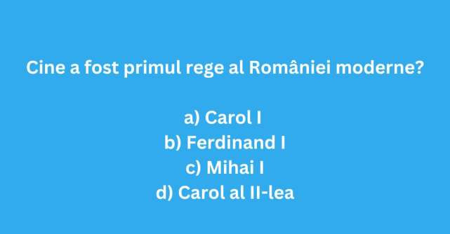 Intrebari de cultura generala  din toate domeniile