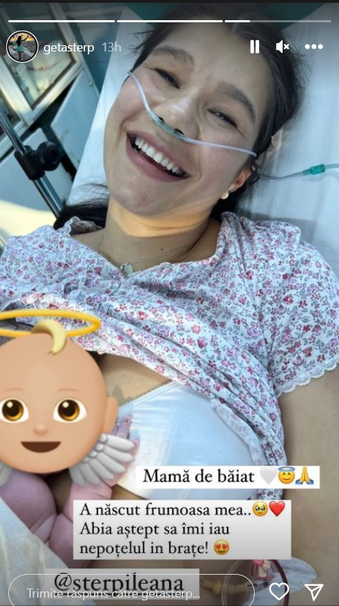 Ileana Sterp a născut. Ce mesaje i-au transmis frații ei: „Încă un prinț”