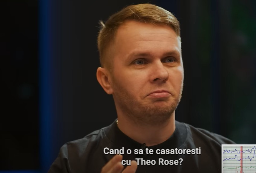 Anghel Damian, supus detectorului de minciuni. Vreau sau nu să facă nuntă cu Theo Rose: „Am vorbit despre asta”