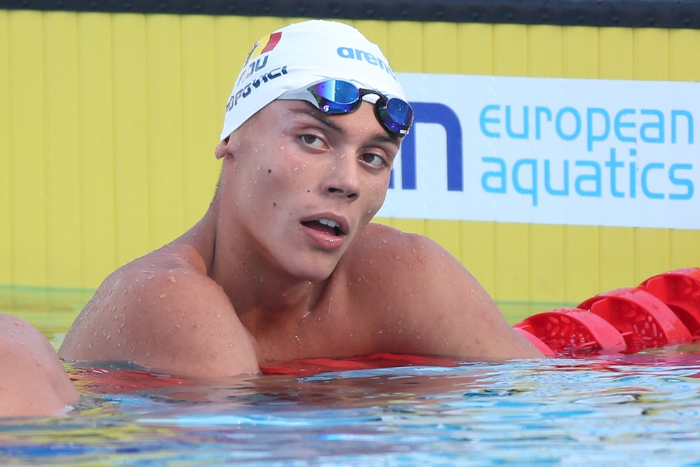 David Popovici participă la Sette Colli Trophy, una dintre cele mai vechi întreceri de înot din lume