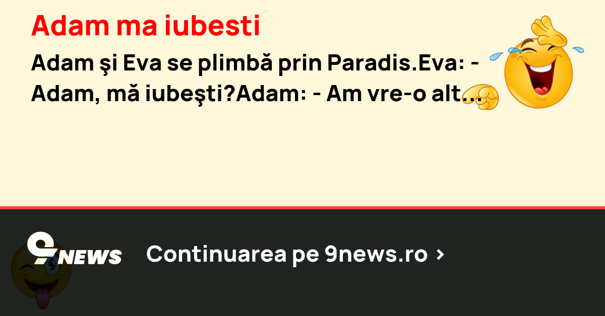 Adam ma iubesti