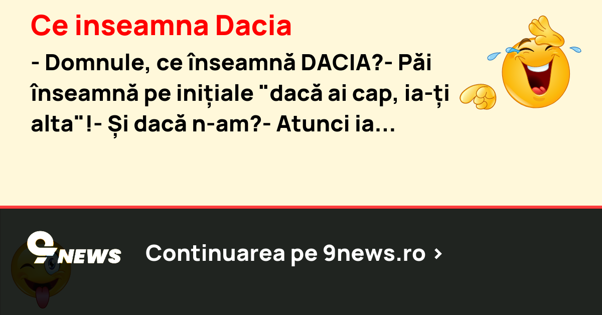 Ce inseamna Dacia