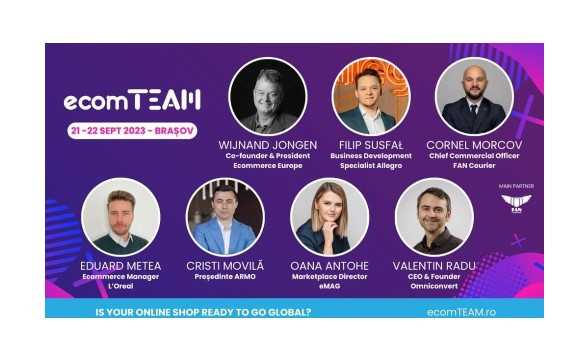 E-commerce: 6 motive pentru care nu trebuie să ratezi ecomTEAM 2023