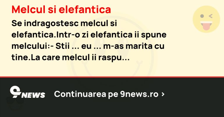 Melcul si elefantica