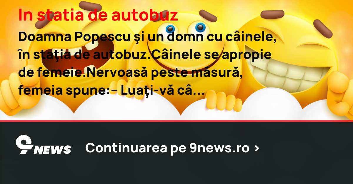 In statia de autobuz