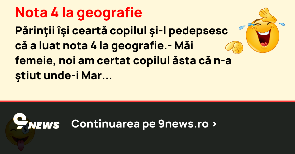 Nota 4 la geografie