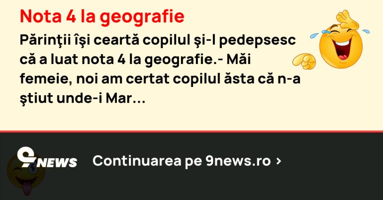 Nota 4 la geografie