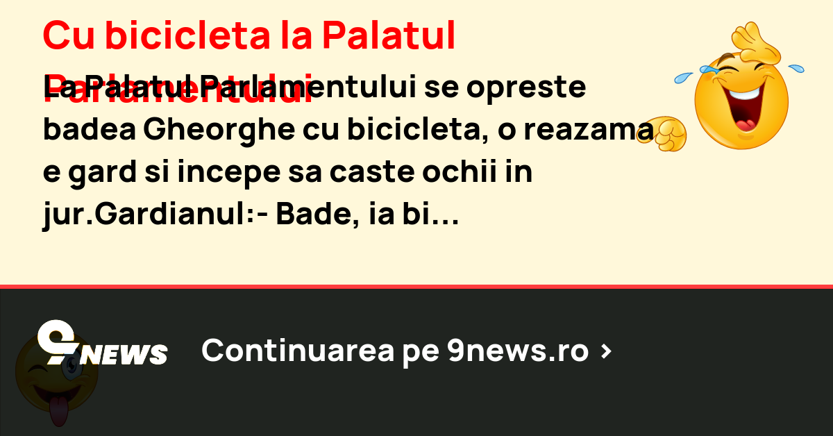 Cu bicicleta la Palatul Parlamentului