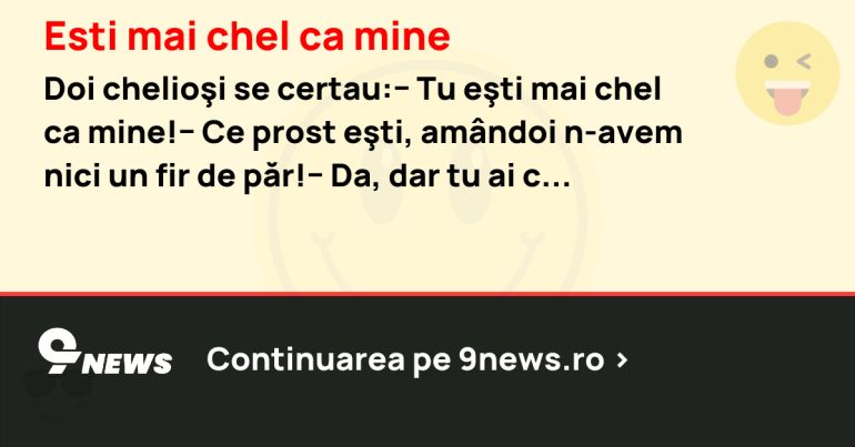 Esti mai chel ca mine