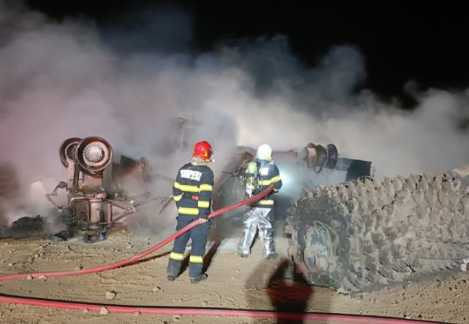 Cum s-a produs explozia de la Călimănești (ISU Vrancea). Unul dintre răniți, arsuri pe 65% din corp