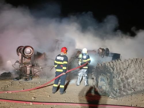Cum s-a produs explozia de la Călimănești (ISU Vrancea). Unul dintre răniți, arsuri pe 65% din corp