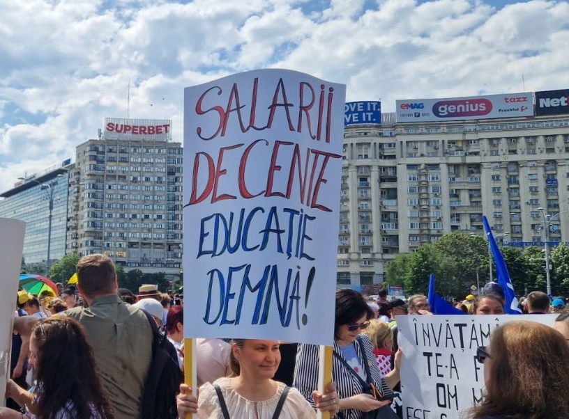 Greva profesorilor continuă. Nou eșec în negocieri: sindicatele au decis că nu vor semna niciun acord cu Iohannis