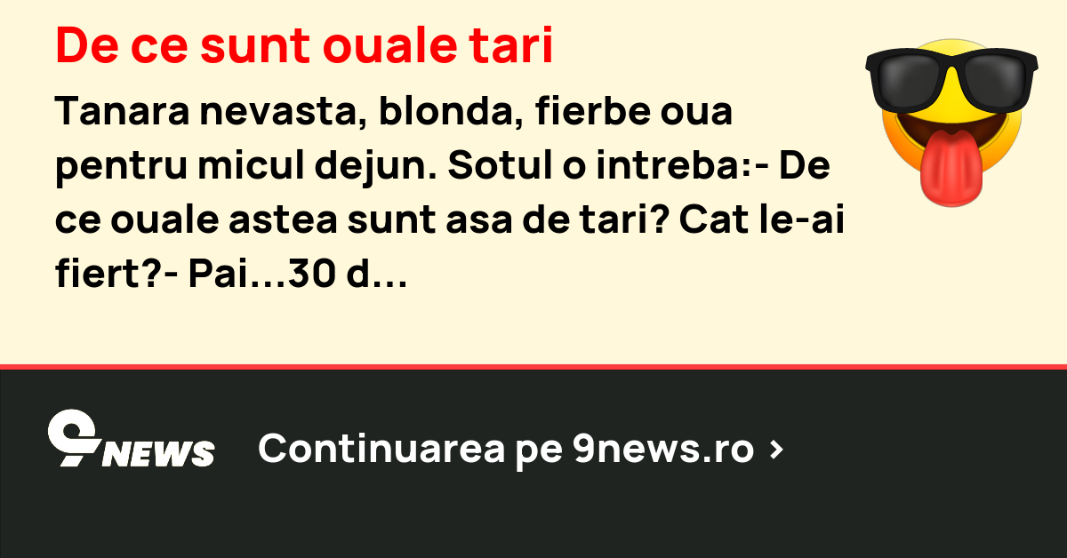 De ce sunt ouale tari