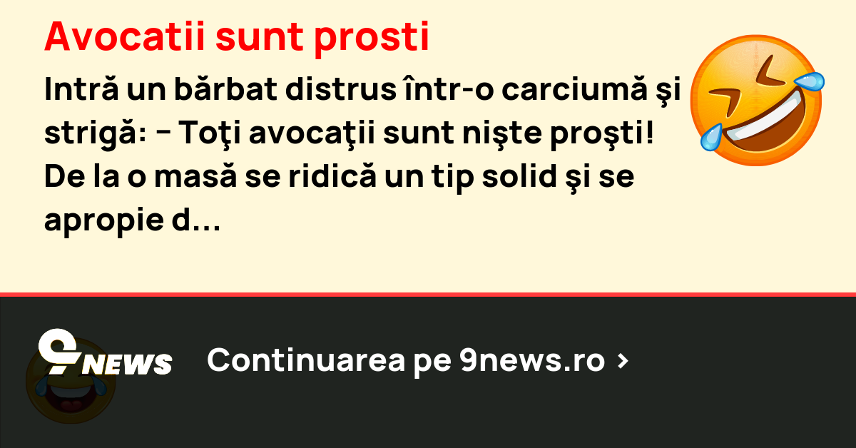 Avocatii sunt prosti