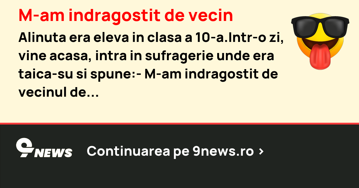 M-am indragostit de vecin