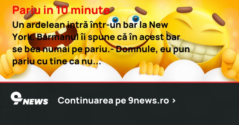 Pariu in 10 minute