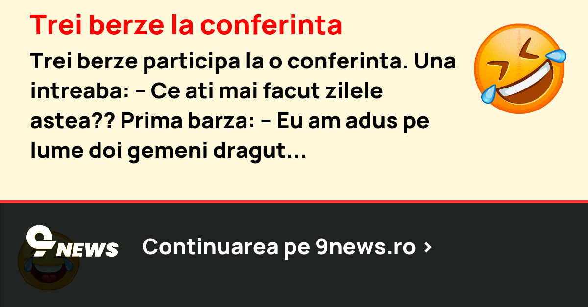 Trei berze la conferinta