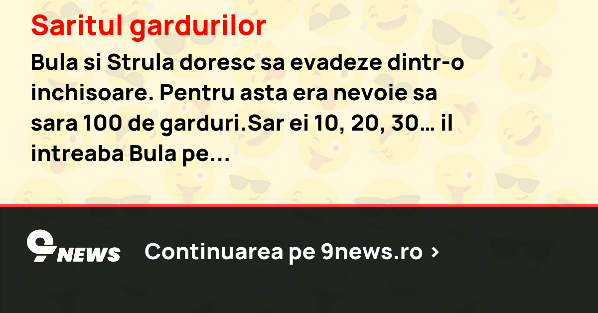 Saritul gardurilor