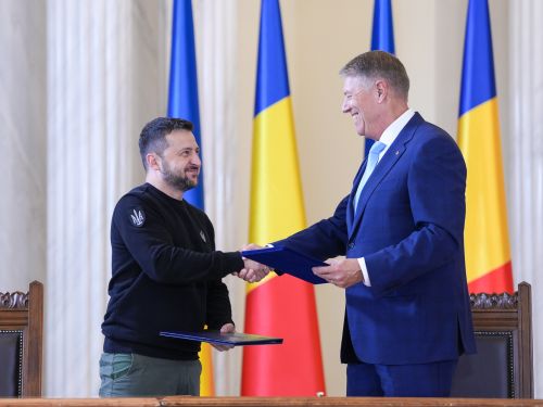 Filmul primei vizite a lui Zelenski în România. Ce a cerut președintele ucrainean și ce a oferit în schimb