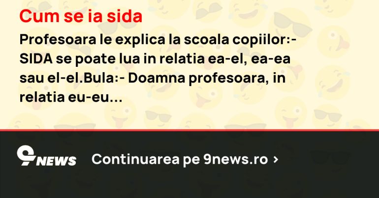 Cum se ia sida