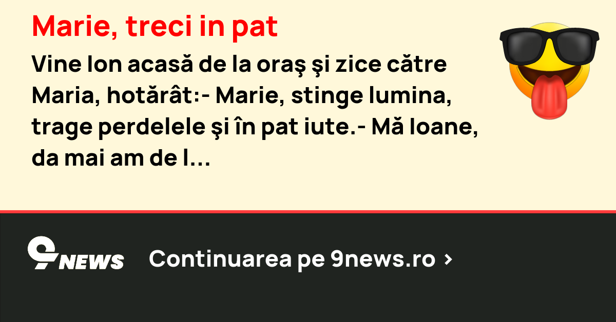 Marie, treci in pat