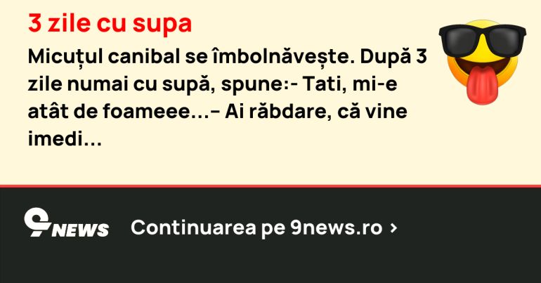 3 zile cu supa