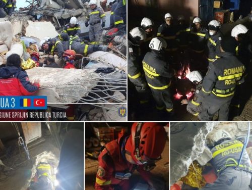 Cutremur Turcia: Pompierii români s-au chinuit 20 de ore să scoată un copil de sub dărâmături. Intervenția lor, îngreunată de un alt seism