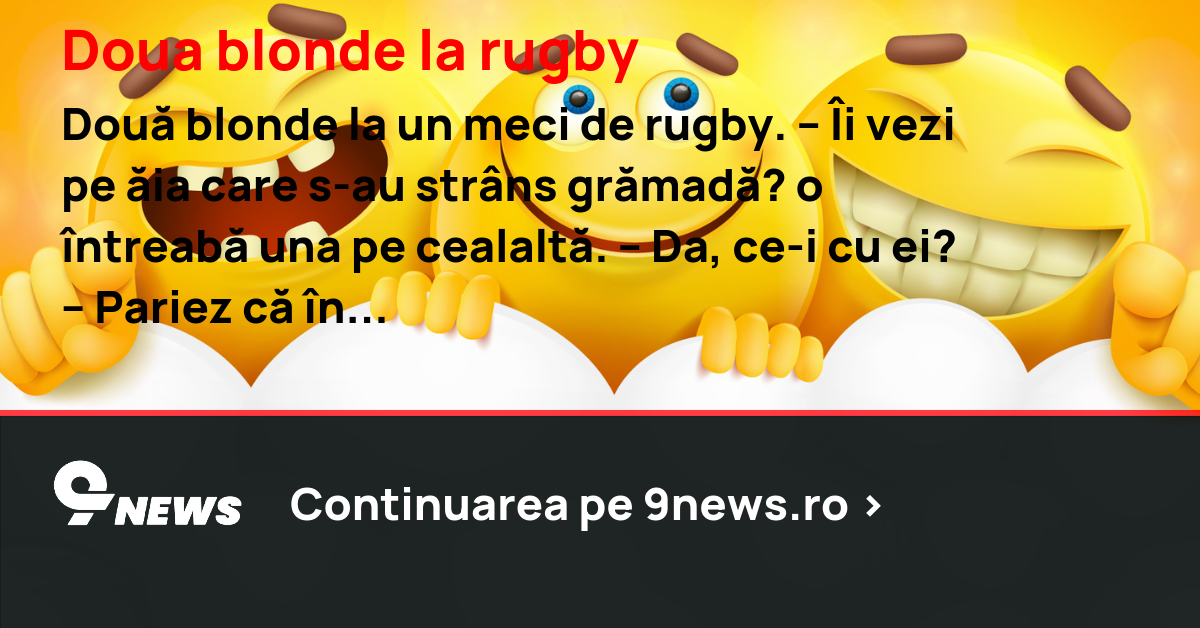 Doua blonde la rugby