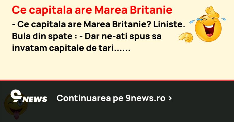 Ce capitala are Marea Britanie