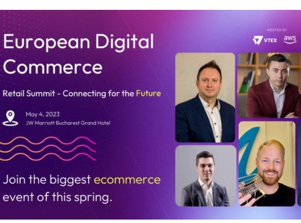 European Digital Commerce: speakeri internaționali renumiți vin la cel mai important summit de comerț al primăverii - 4 mai, Marriott