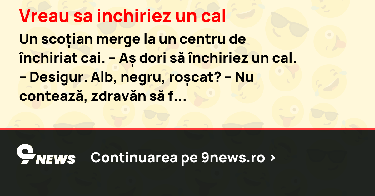 Vreau sa inchiriez un cal