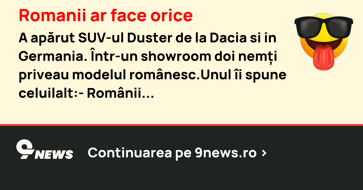 Romanii ar face orice