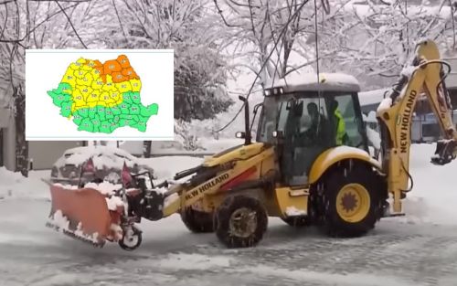 ANM anunță revenirea iernii: ninsori și temperaturi scăzute în România