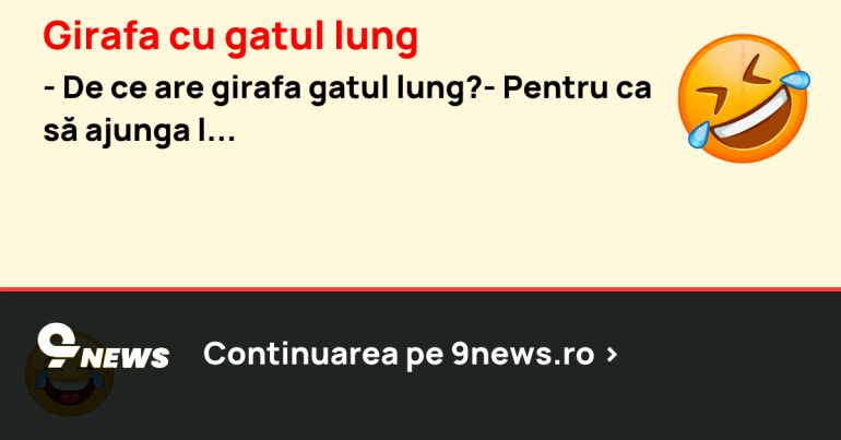Girafa cu gatul lung